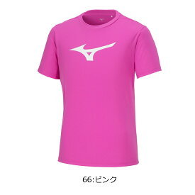 ミズノ Tシャツ メンズ レディース ユニセックス Tシャツ 半袖 UVカット 吸汗速乾 陸上 スポーツ トレーニング 部活 チームTシャツ 32MAA155 MIZUNO