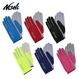 ニシスポーツ レギュレーション ランニンググラブ ランニング用グローブ メンズ レディース 手袋 保温 吸湿 N22-34 NISHI