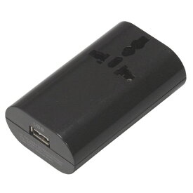 ヤザワ 海外用マルチ変換プラグ USB1ポート 1A出力 ブラック A・C・O・BF・SEタイプ HPM4BK 送料無料