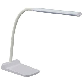 LEDデスクライト ホワイト OHM 06-3725 DS-LS24-W 送料無料