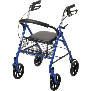 ドライブデヴィルビス 歩行車 PiacereUno（ピアチェーレ ウノ） ブルー 折りたたみ式歩行器 18-1249 10257BL-1 介護用 高齢者 歩行器 送料無料
