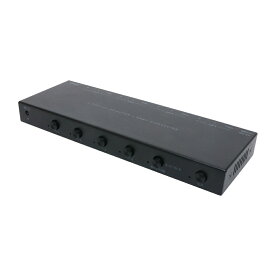 ミヨシ AV端子・HDMI変換セレクター 4入力1出力 RCA to HDMI切替器 RCA-HD01BK 送料無料