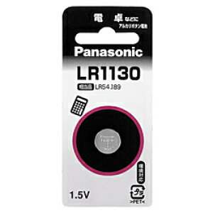 �p�i�\�j�b�N Panasonic LR1130P �A���J���{�^���d�r 1.5V 1�� LR1130P