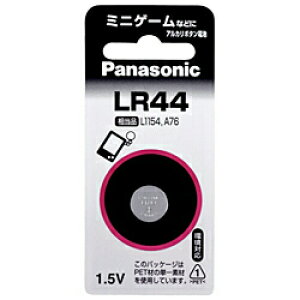 �p�i�\�j�b�N Panasonic LR44P �A���J���{�^���d�r 1.5V 1�� LR44P