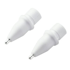 �G���R��(ELECOM) P-TIPAP01 �z���C�g Apple Pencil �����y���� �ɍ� ������ 1mm 2�Z�b�g