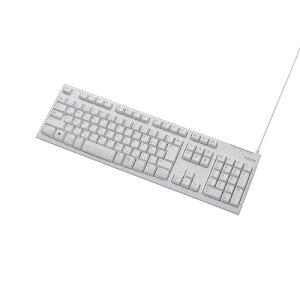 GR(ELECOM) TK-FCM064WH/RS zCg SB/PS2ڑ X^_[hL[{[h {108L[