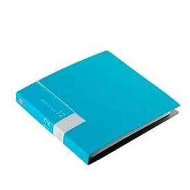 バッファロー(BUFFALO) BSCD01F12BL(ブルー) CD/DVDファイルケース ブックタイプ 12枚収納
