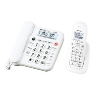シャープ(SHARP) JD-G33CL ホワイト系 電話機 子機1台タイプ
