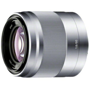 �y�����ۏؕt�z�\�j�[(SONY) E 50mm F1.8 OSS �V���o�[ SEL50F18 E�}�E���g�p APS-C �P�œ_�����Y