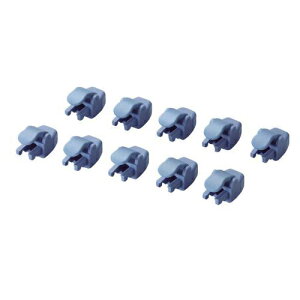 �G���R��(ELECOM) LD-RJ45GPC/BU10 �u���[ �R�l�N�^�ی�J�o�[ 10��