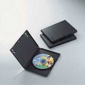 エレコム(ELECOM) CCD-DVD01BK(ブラック) トールケース 1枚収納