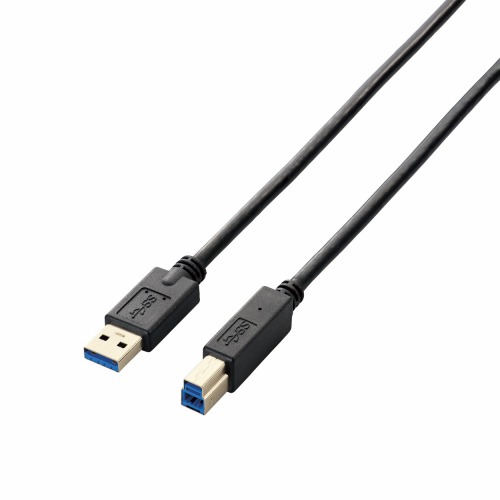 エレコム USB3-AB30BK(ブラック) USB3.0ケーブル A-B 3m