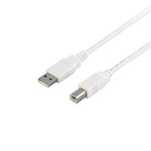 �o�b�t�@���[(BUFFALO) BSUAB215WH �z���C�g USB2.0�P�[�u�� A to B 1.5m