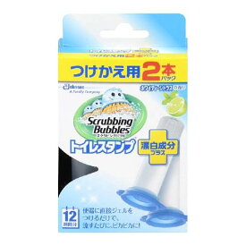 ジョンソン(Johnson) スクラビングバブル トイレスタンプ漂白プラス ホワイティーシトラス 替 38g×2