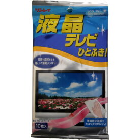 リンレイ 液晶テレビひとふきセミウエットシート 10枚入