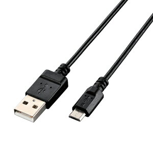 �G���R��(ELECOM) U2C-JAMB09BK A-microB�^�C�v �G�RUSB2.0�P�[�u�� 0.9m