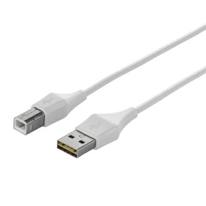 �o�b�t�@���[(BUFFALO) BSUABDU220WHA �z���C�g �ǂ�����USB2.0�P�[�u��/A to B 2m