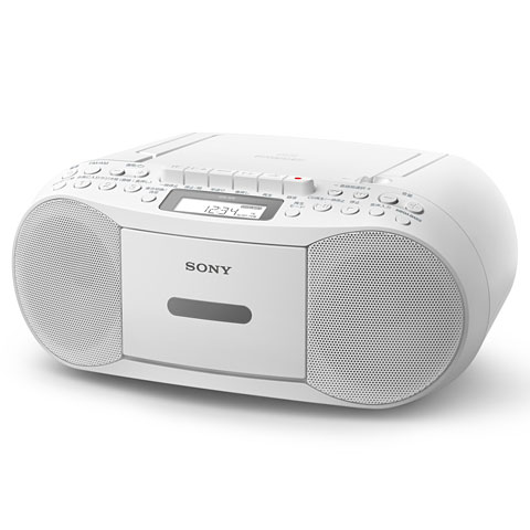 在庫あり 14時までの注文で当日出荷可能 ソニー ディスカウント CFD-S70-W ※アウトレット品 ホワイト ワイドFM対応 CDカセットレコーダー