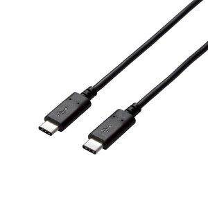 �G���R��(ELECOM) U2C-CC5P10NBK USB2.0�P�[�u�� Type-C-TypeC