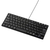 サンワサプライ SKB-SL18BKN ブラック 有線USBスリムキーボード 85キー日本語109A配列