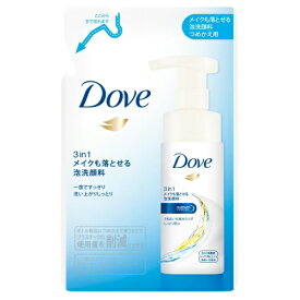 ユニリーバ ダヴ3in1メイクも落とせる泡洗顔料つめかえ 120ml