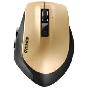 �o�b�t�@���[(BUFFALO) Premium Fit BSMLW500MGD �S�[���h USB �������[�U�[�}�E�X 2.4GHz�ڑ� 5�{�^��