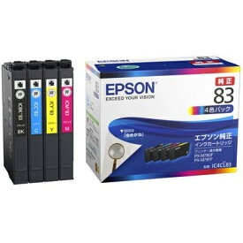 エプソン EPSON IC4CL83(虫めがね) 純正 インクカートリッジ 4色パック IC4CL83