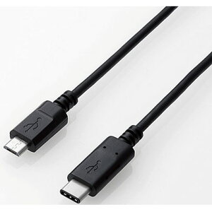 �G���R��(ELECOM) U2C-CMB10NBK �u���b�N U2C-CMBNBK�V���[�Y USB2.0�P�[�u�� 1.0m