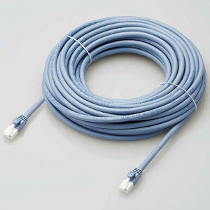 �G���R�� ELECOM LD-GPAT/BU15/RS �u���[ Cat6a LAN�P�[�u�� 15m LDGPATBU15R