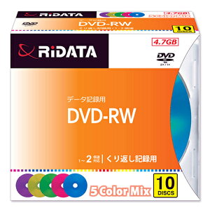 ���C�e�b�N DVD-RW4.7G. MIX10P A �f�[�^�p DVD-RW 4.7GB �J��Ԃ��L�^ 2�{�� 10��
