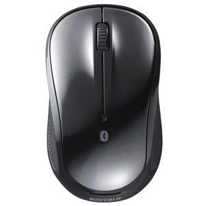 �o�b�t�@���[(BUFFALO) BSMBB100BK �u���b�N Bluetooth BlueLED���w���}�E�X 3�{�^��