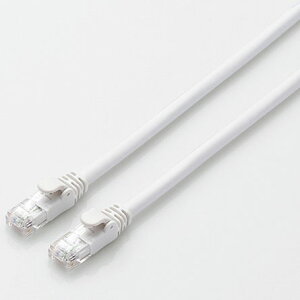 �G���R��(ELECOM) LD-GPA/WH3 �z���C�g �J�e�S���[6A�Ή�LAN�P�[�u�� 3m