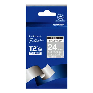 �u���U�[(brother) TZe-MQL55 �s�[�^�b�` �������e�[�v ������/���C�g�O���[ ����� 24mm