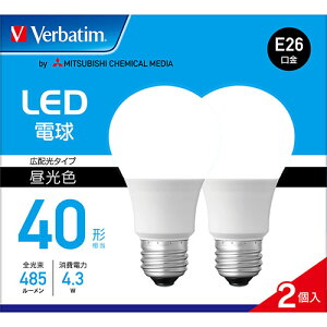 �O�H�P�~�J�����f�B�A LDA4D-G/LCV2X2 LED�d�� �L�z�� 2�Z�b�g �����F E26���� 40W�`���� 485lm