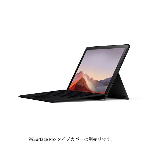 秀逸 在庫あり 14時までの注文で当日出荷可能 マイクロソフト 【メール便不可】 Surface Pro 7 ブラック 8GB 12.3型 Core 256GBモデル PUV-00027 i5