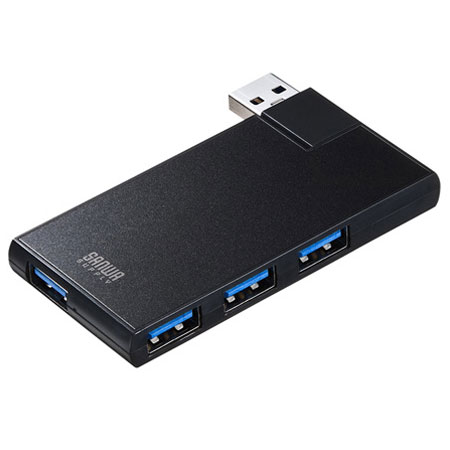 サンワサプライ 新しいスタイル USB-3HSC1BK ブラック 高級ブランド USB3.0 4ポートハブ