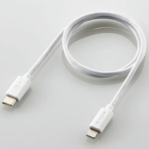 �G���R��(ELECOM) MPA-CL05WH �z���C�g USB-C to Lightning�P�[�u�� 0.5m
