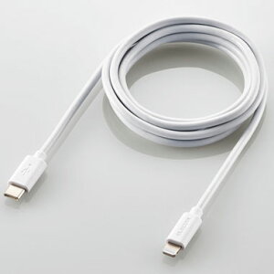 GR(ELECOM) MPA-CL15WH zCg USB-C to LightningP[u X^_[h 1.5m