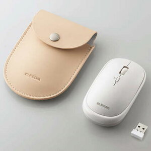 �G���R��(ELECOM) M-TM10DBWH �z���C�g 2.4GHz���� ���C�����X���o�C���}�E�X Slint �X�����g 4�{�^��