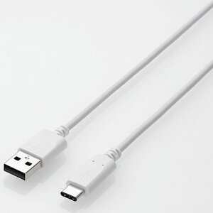 �G���R��(ELECOM) MPA-AC15NWH �z���C�g USB2.0�P�[�u�� �F�ؕi A-C 1.5m