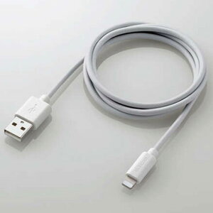 �G���R��(ELECOM) MPA-UALA10WH �z���C�g �X�^���_�[�hLightning�P�[�u�� 1m