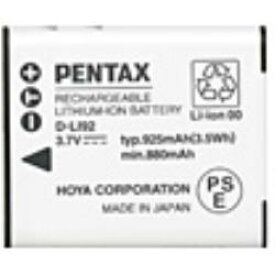 ペンタックス PENTAX D-LI92 充電式リチウムイオンバッテリー DLI92