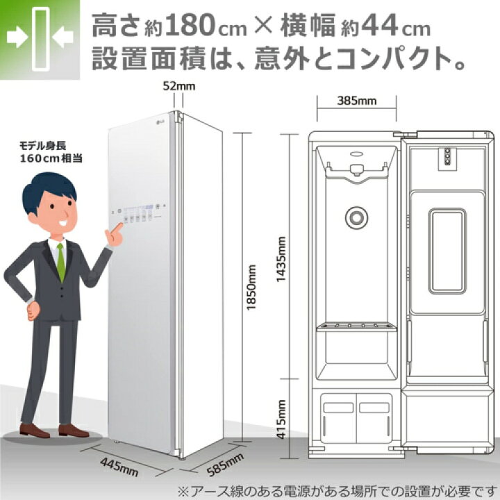 楽天市場】【標準設置料金込】LGエレクトロニクス LG S3MF ミラー LG 