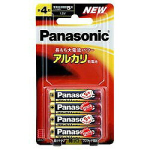 パナソニック Panasonic LR03XJ/4B アルカリ乾電池 単4形 4本パック LR03XJ4B