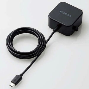 GR ELECOM MPA-ACC20BK(ubN) AC[d(2.4A/CP[ǔ^/1.5m) USB[d
