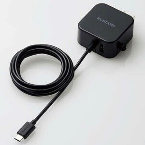 GR(ELECOM) MPA-ACC22BK(ubN) AC[d(2.4A/CP[ǔ^{A|[g×1) 1.5m