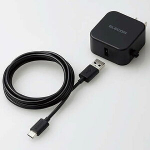 GR ELECOM MPA-ACC23BK(ubN) AC[d(2.4A/CP[ǔ^{A|[g×1/1.5m) USB[d