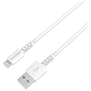 �J�V����(Kashimura) KL-114-WH �z���C�g USB�[�d&�����P�[�u�� LN 2m