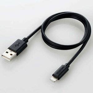 �G���R��(ELECOM) MPA-UAL05BK �u���b�N �X�^���_�[�hLightning�P�[�u�� 0.5m