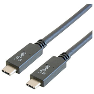 IODATA(�A�C�E�I�[�E�f�[�^) GP-CCU325A05M/B �u���b�N USB3.2 Gen2×2 USB Type-C�P�[�u�� 0.5m